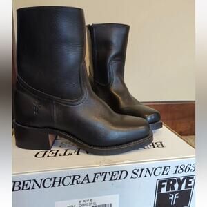 FRYE Short campus zipper boots size 10 zip up shortie